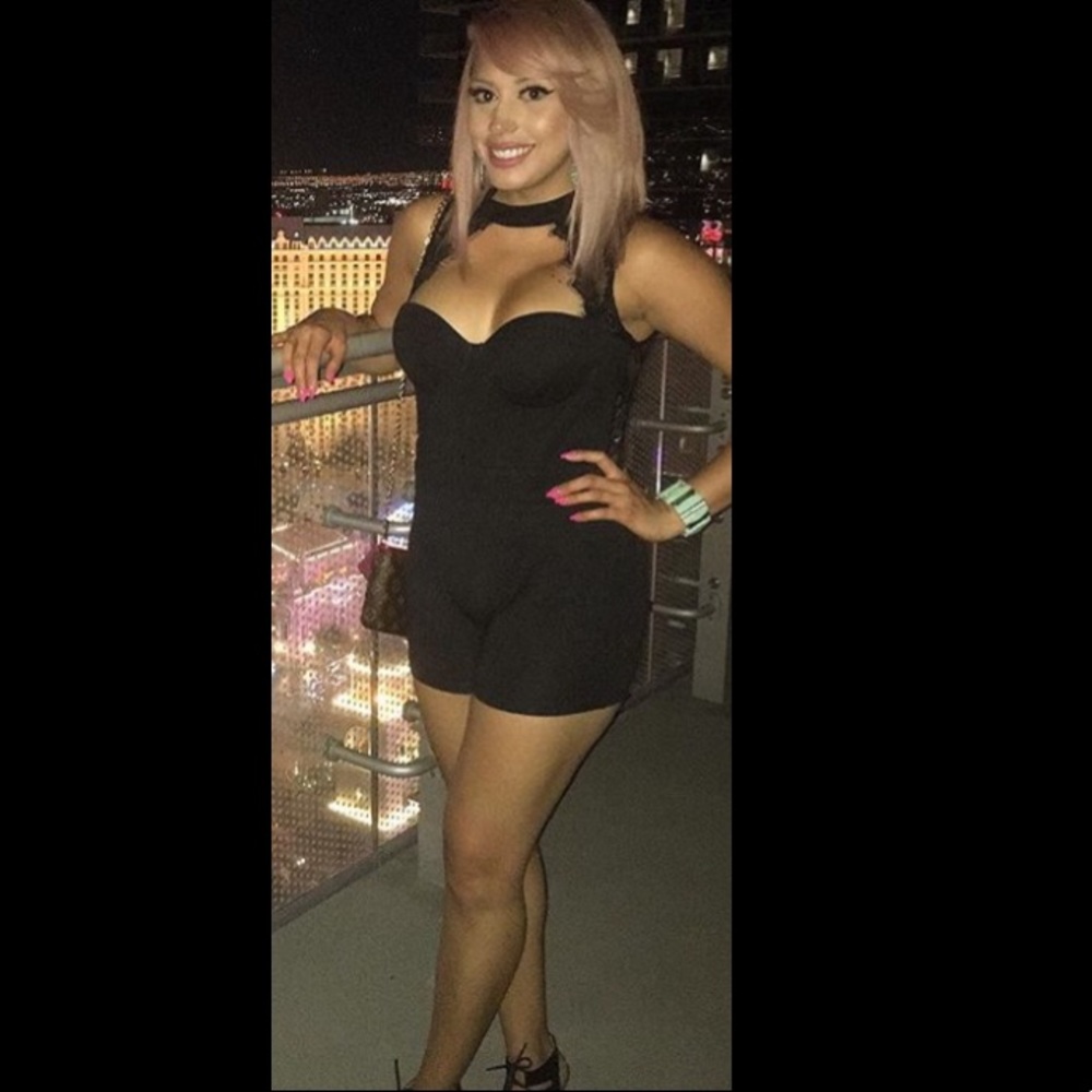 Black romper.
